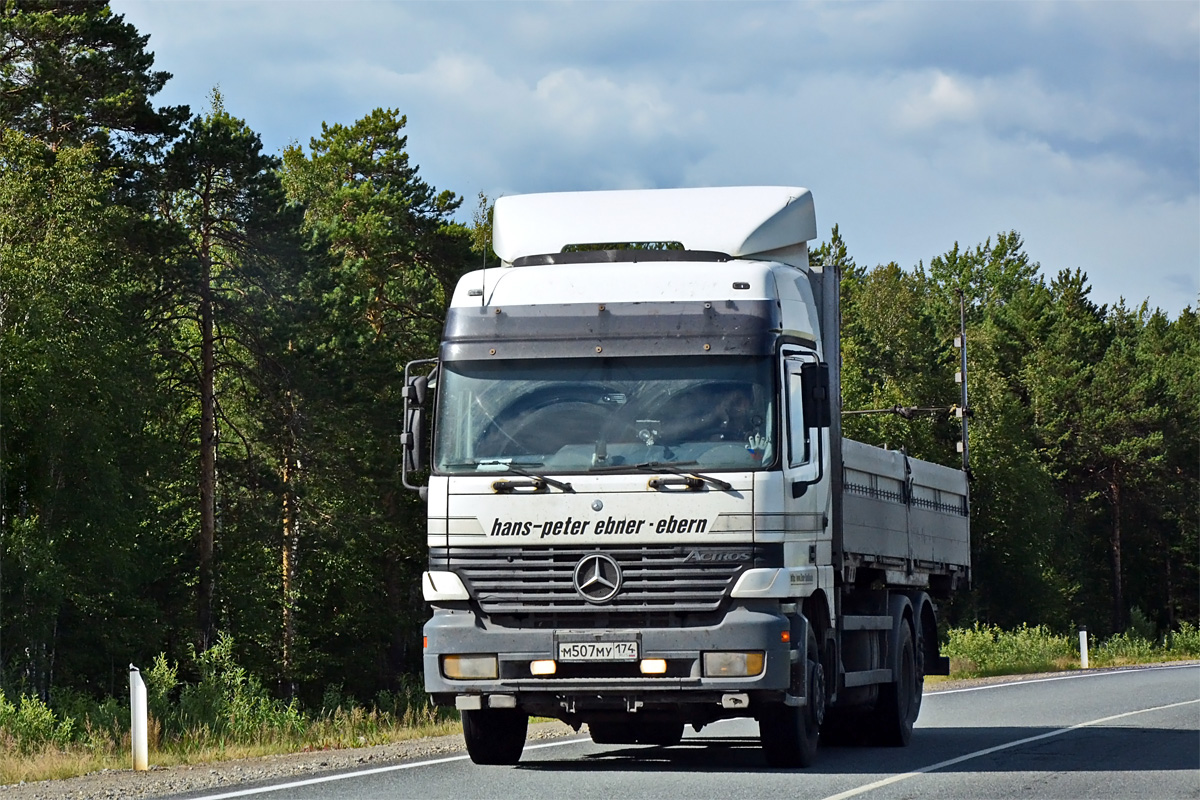 Тюменская область, № М 507 МУ 174 — Mercedes-Benz Actros ('1997) 2540