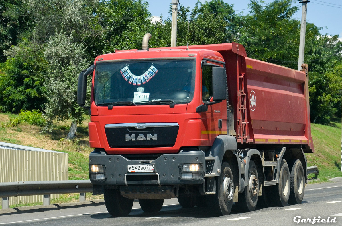 Москва, № К 542 ВО 777 — MAN TGS ('2007) 41.400