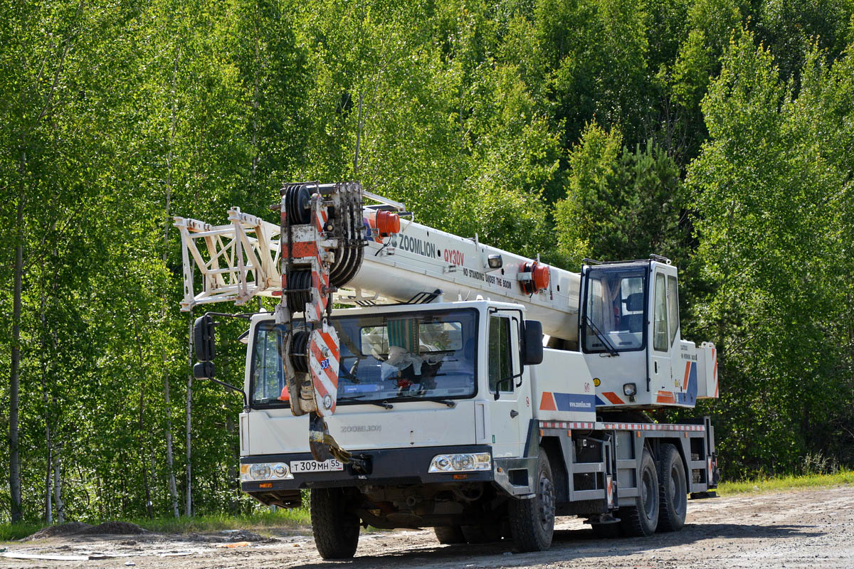 Омская область, № Т 309 МН 55 — Zoomlion (общая модель)