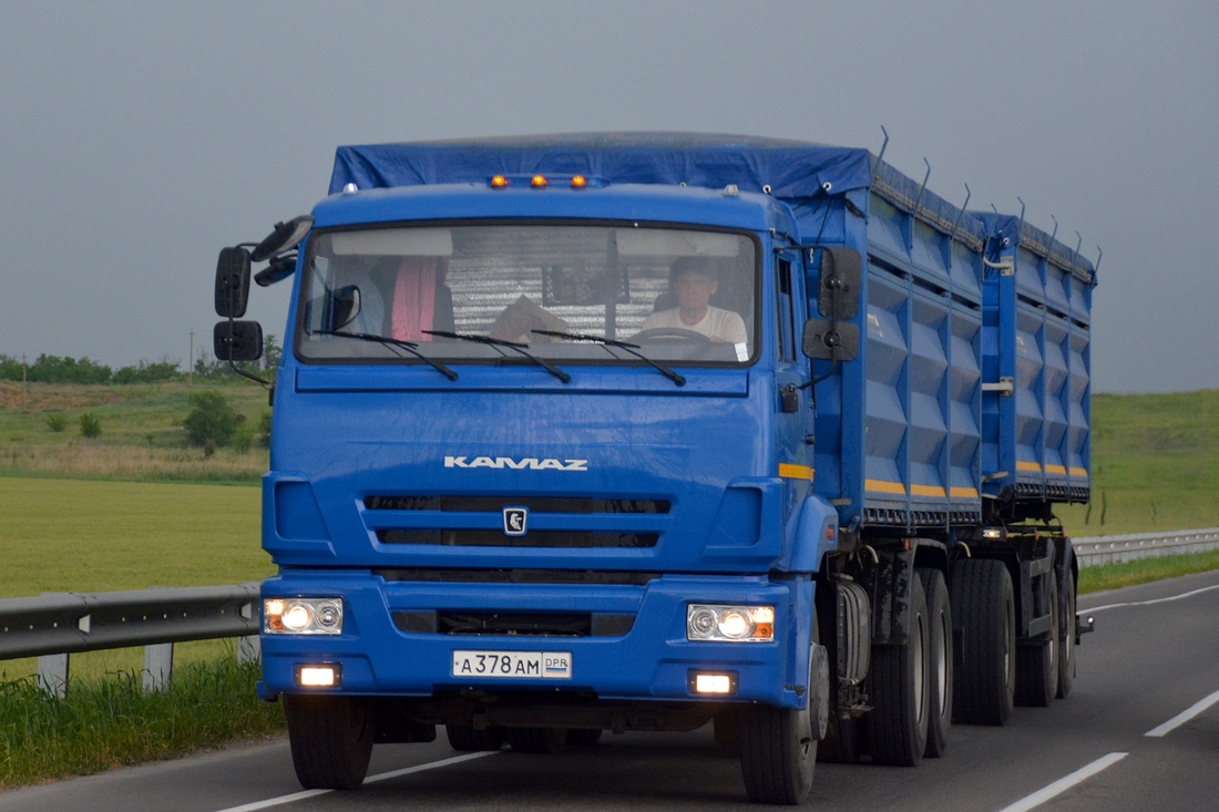 Донецкая область, № А 378 АМ — КамАЗ-65117 (общая модель)