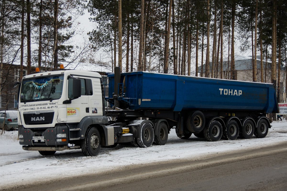 Ханты-Мансийский автоном.округ, № В 919 АЕ 186 — MAN TGA (общая модель)