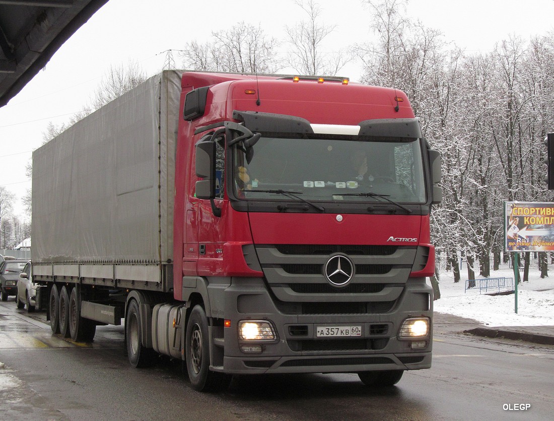 Псковская область, № А 357 КВ 60 — Mercedes-Benz Actros ('2009) 1841