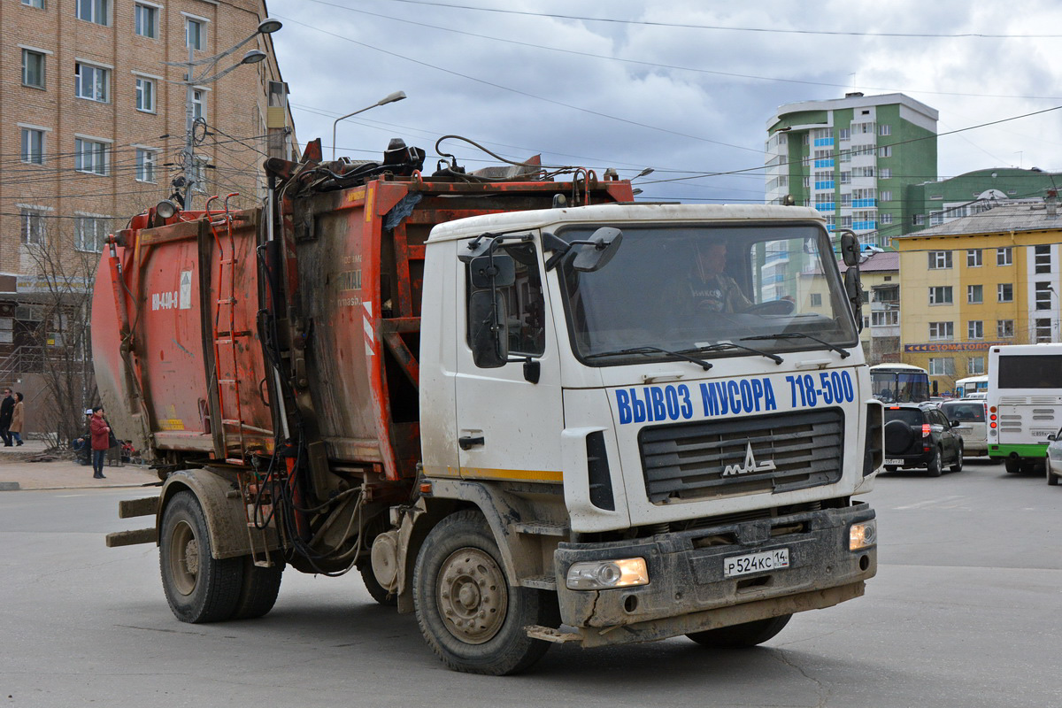 Саха (Якутия), № Р 524 КС 14 — МАЗ-5340B2