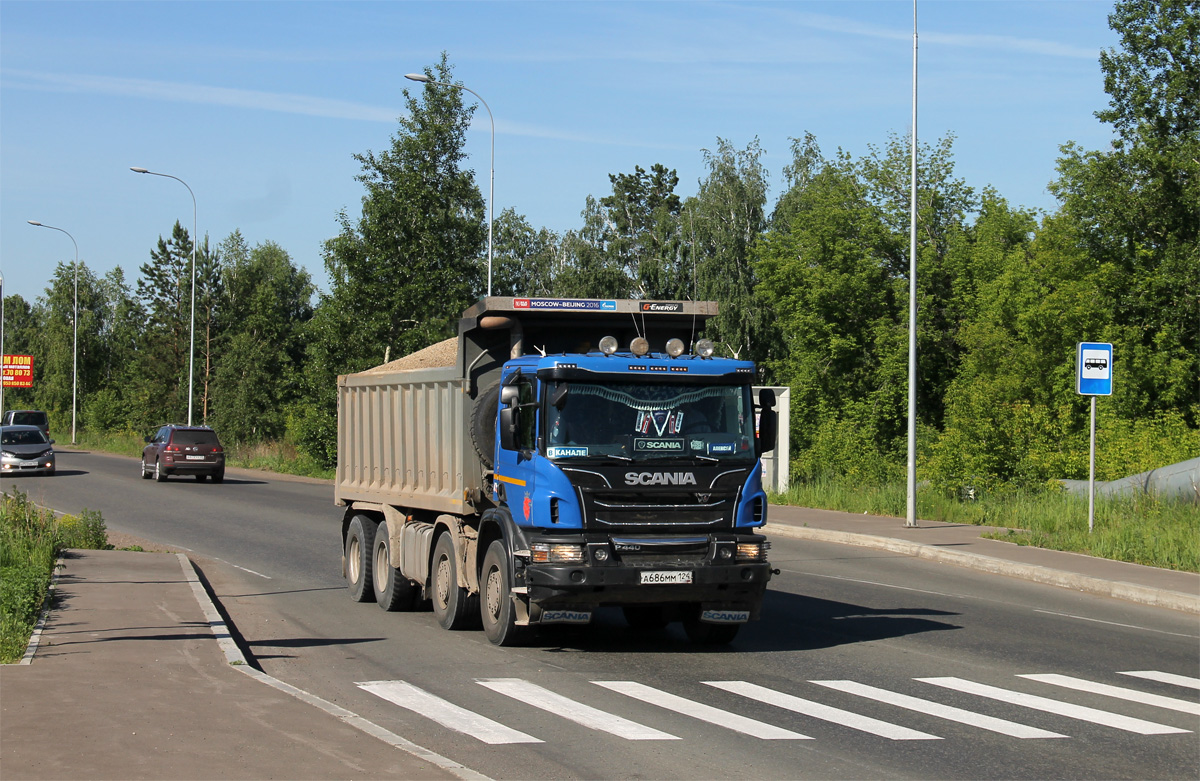 Красноярский край, № А 686 ММ 124 — Scania ('2011) P440