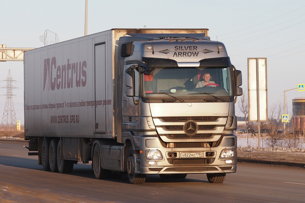 Санкт-Петербург, № Х 822 МО 178 — Mercedes-Benz Actros ('2009) 1844