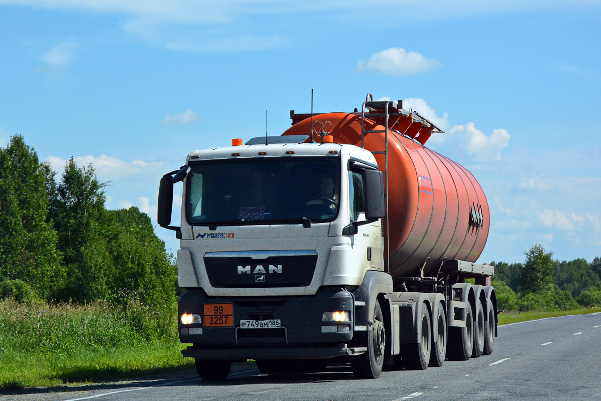 Ханты-Мансийский автоном.округ, № Р 749 ВМ 186 — MAN TGS ('2007) 26.400