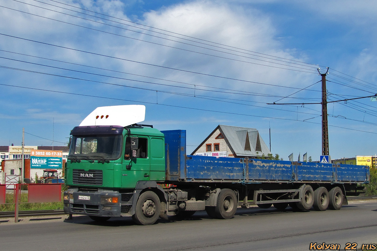 Алтайский край, № К 442 ОК 22 — MAN F2000 19.414