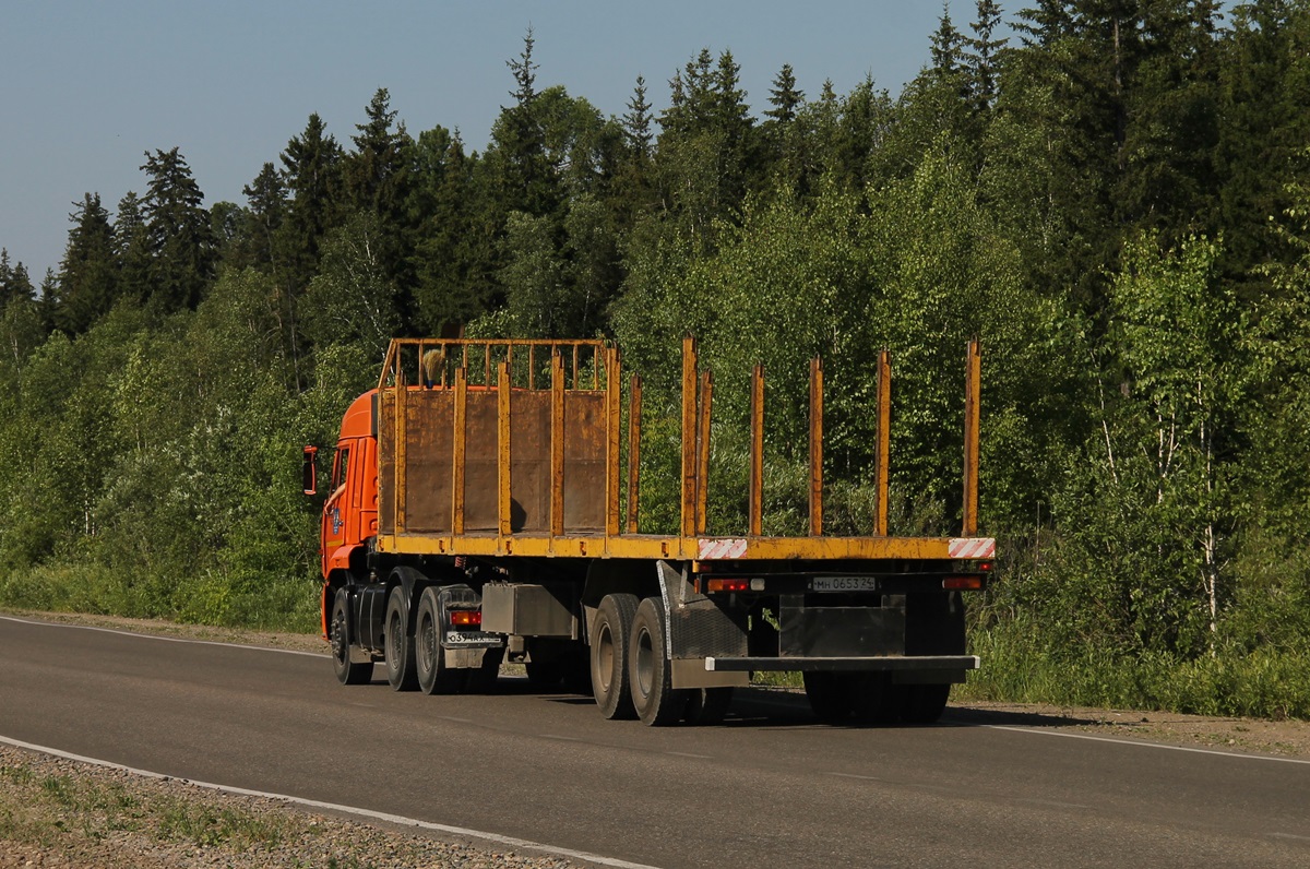 Красноярский край, № О 394 АХ 124 — КамАЗ-6460 [646000]; Красноярский край, № МН 0653 24 — МАЗ (общая модель)