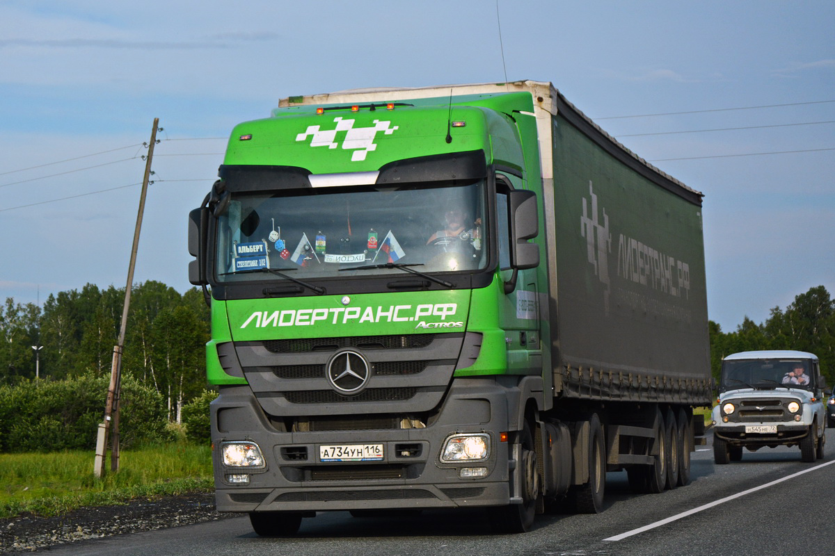 Татарстан, № А 734 УН 116 — Mercedes-Benz Actros '09 1844 [Z9M]