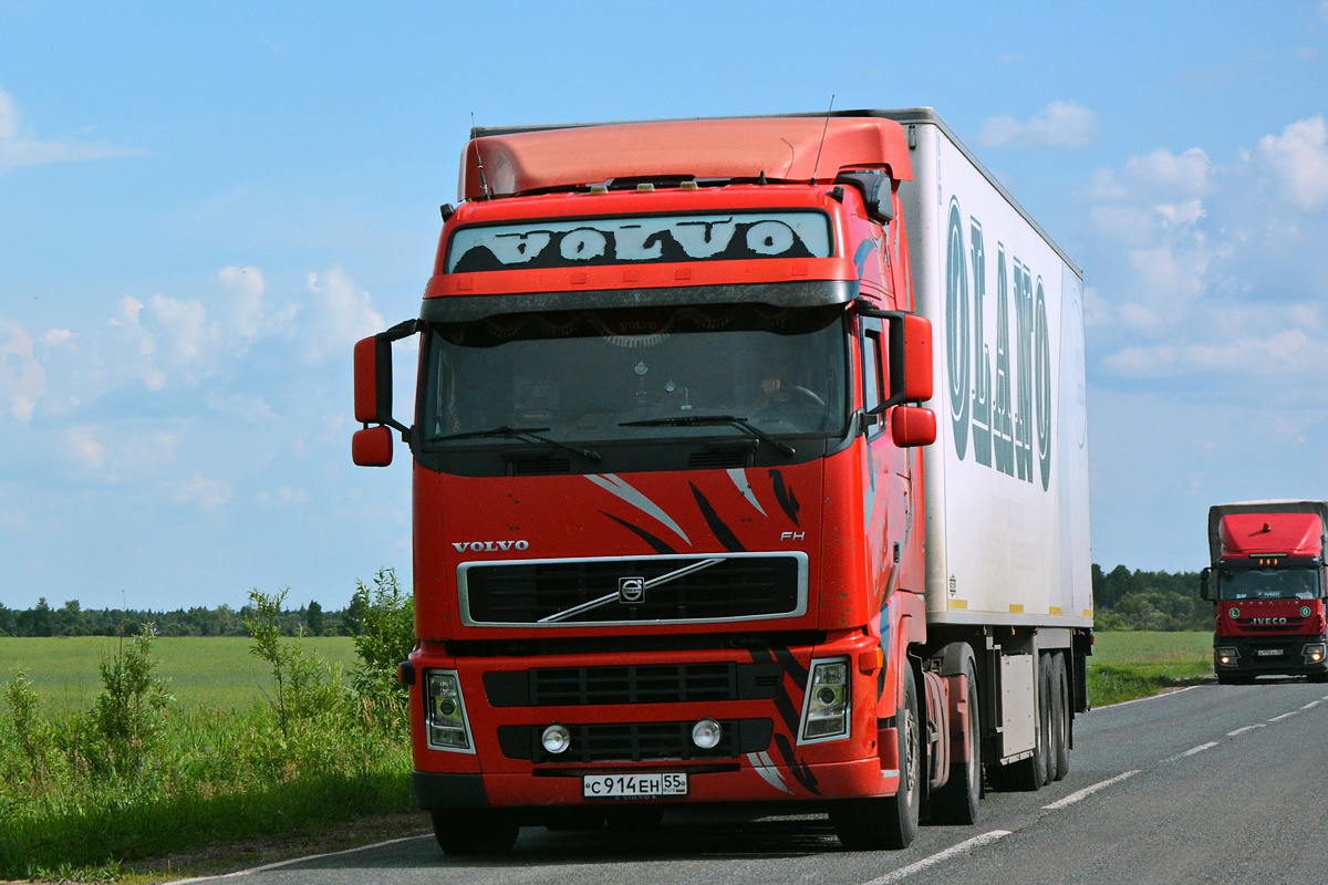 Омская область, № С 914 ЕН 55 — Volvo ('2002) FH-Series