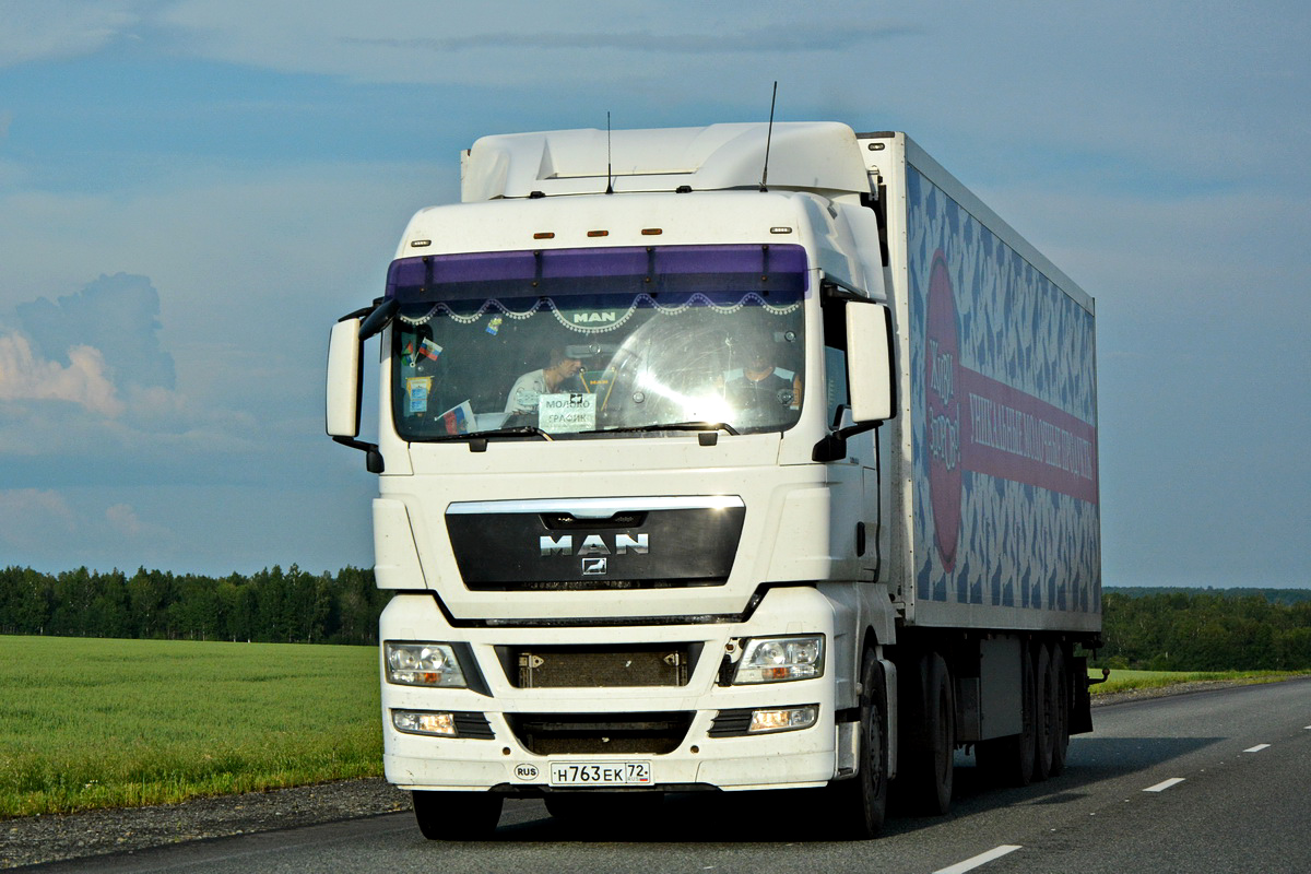 Тюменская область, № Н 763 ЕК 72 — MAN TGX ('2007) 18.400