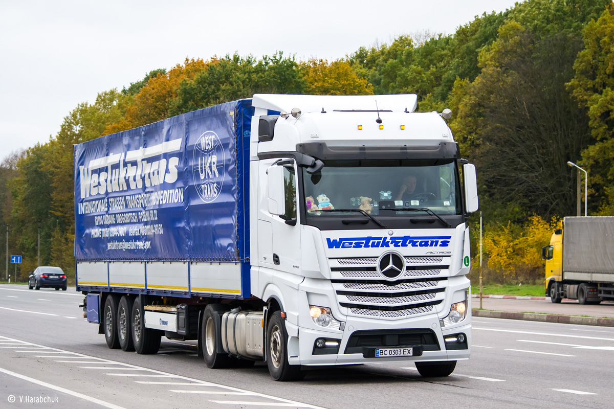 Львовская область, № ВС 0303 ЕХ — Mercedes-Benz Actros ('2011) 1848