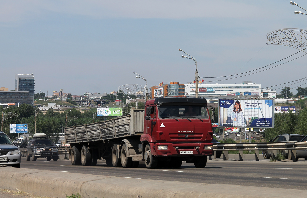 Красноярский край, № К 596 КК 124 — КамАЗ-65116-N3