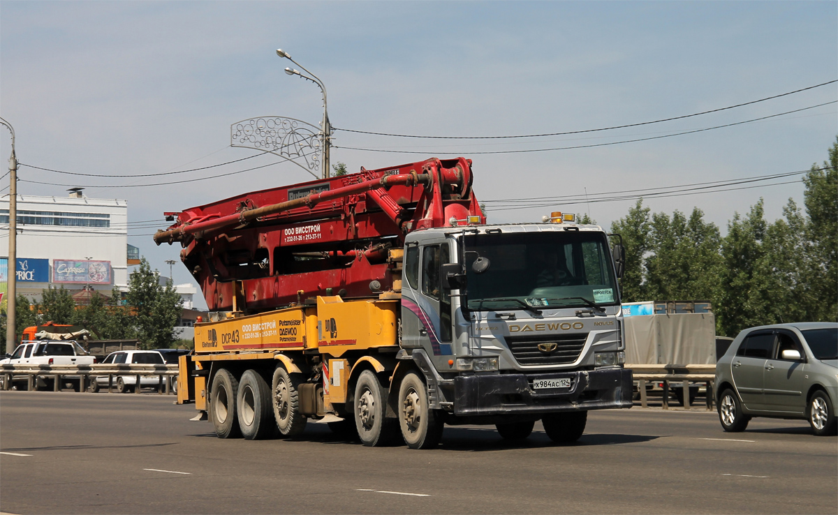 Красноярский край, № Х 984 АС 124 — Daewoo Novus