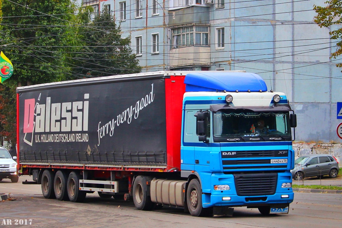 Пензенская область, № О 440 КА 58 — DAF XF95 FT