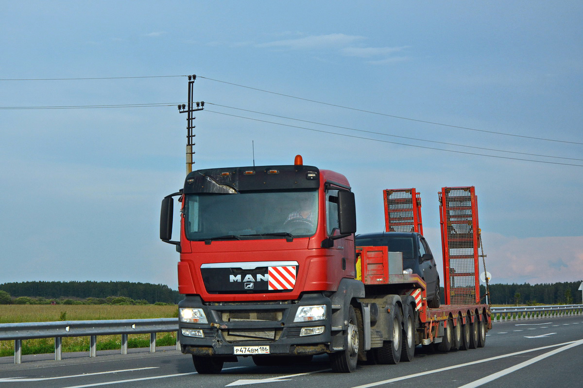 Ханты-Мансийский автоном.округ, № Р 474 ВМ 186 — MAN TGS ('2007) 26.440