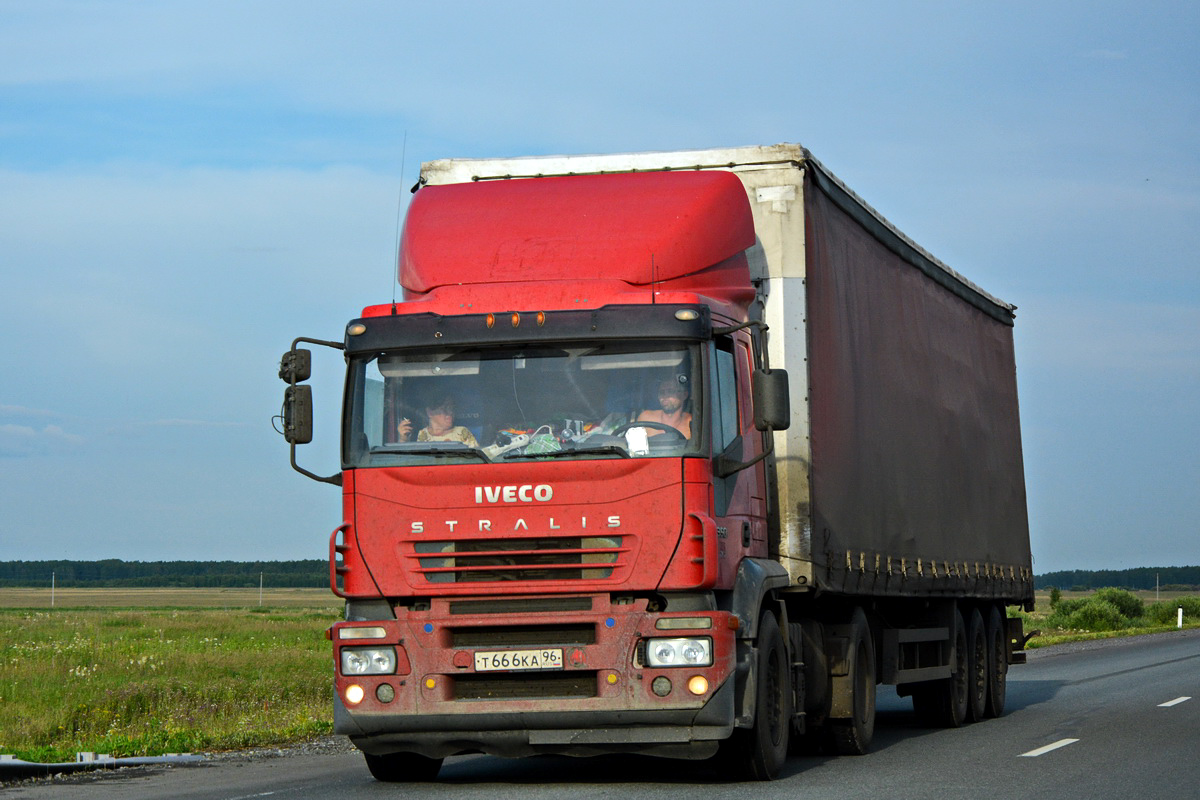 Свердловская область, № Т 666 КА 96 — IVECO Stralis ('2007) 350