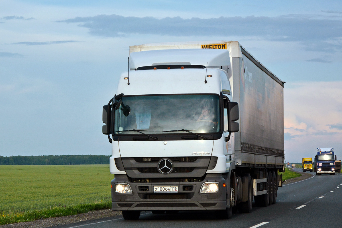 Татарстан, № Х 100 ОА 116 — Mercedes-Benz Actros ('2009) 1844