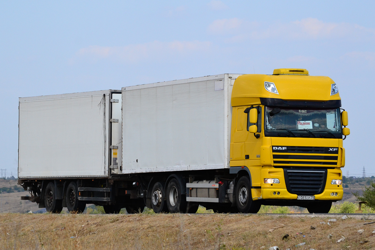 Волгоградская область, № С 081 СР 34 — DAF XF105 FAR