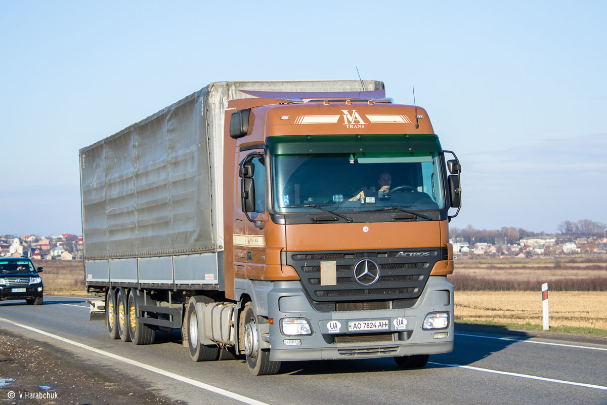 Закарпатская область, № АО 7824 АН — Mercedes-Benz Actros ('2003) 1841