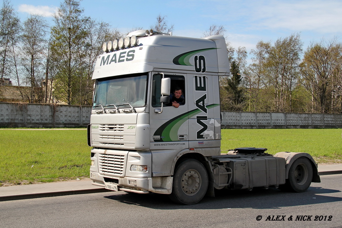 Санкт-Петербург, № О 188 УА 98 — DAF XF95 FT