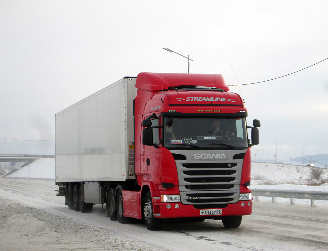 Забайкальский край, № М 613 ОУ 75 — Scania ('2013) R440