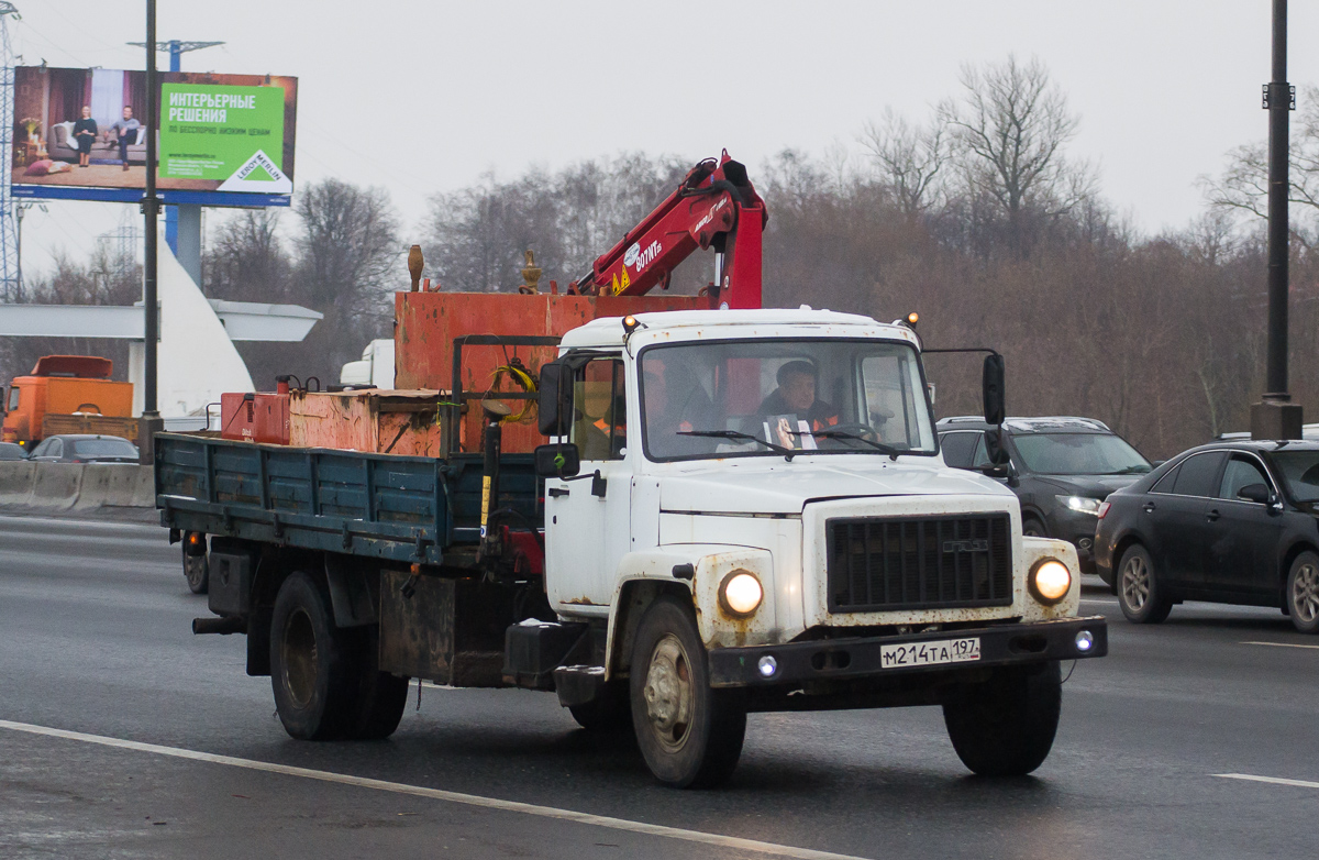 Москва, № М 214 ТА 197 — ГАЗ-3309