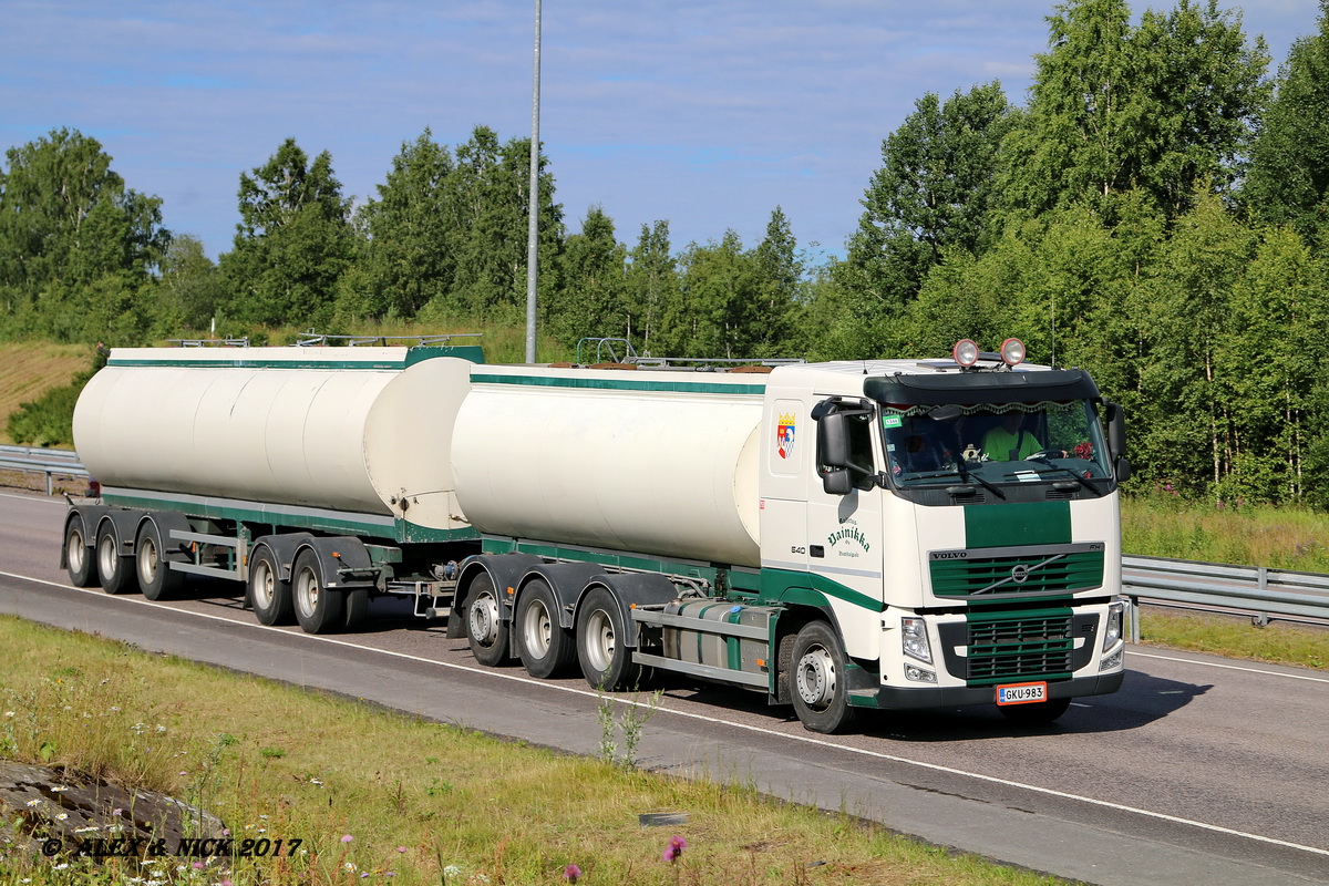 Финляндия, № GKU-983 — Volvo ('2008) FH.540