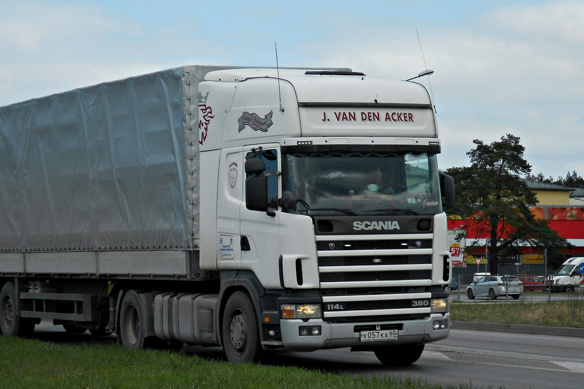 Псковская область, № Х 057 КА 60 — Scania ('1996) R114L