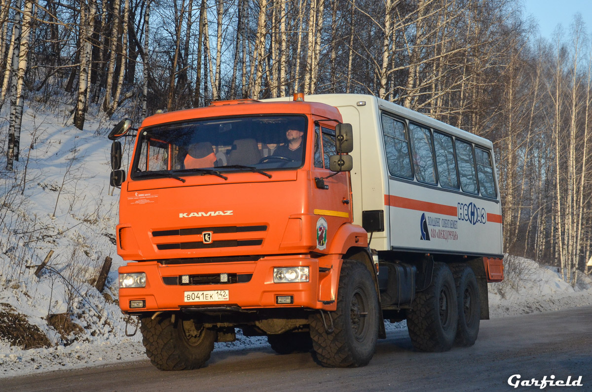 Кемеровская область, № В 041 ЕК 142 — КамАЗ-5350-42