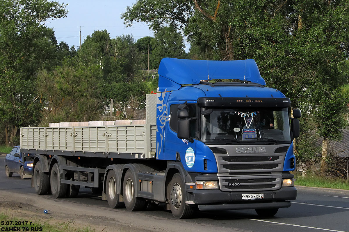 Воронежская область, № У 926 УХ 36 — Scania ('2011) P400