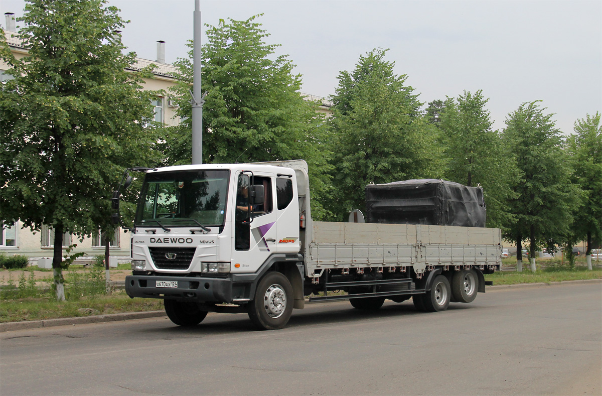 Красноярский край, № А 670 АХ 124 — Daewoo Novus