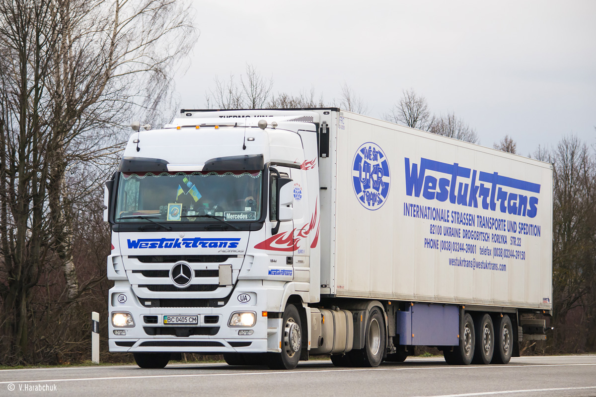 Львовская область, № ВС 0405 СМ — Mercedes-Benz Actros ('2009) 1844