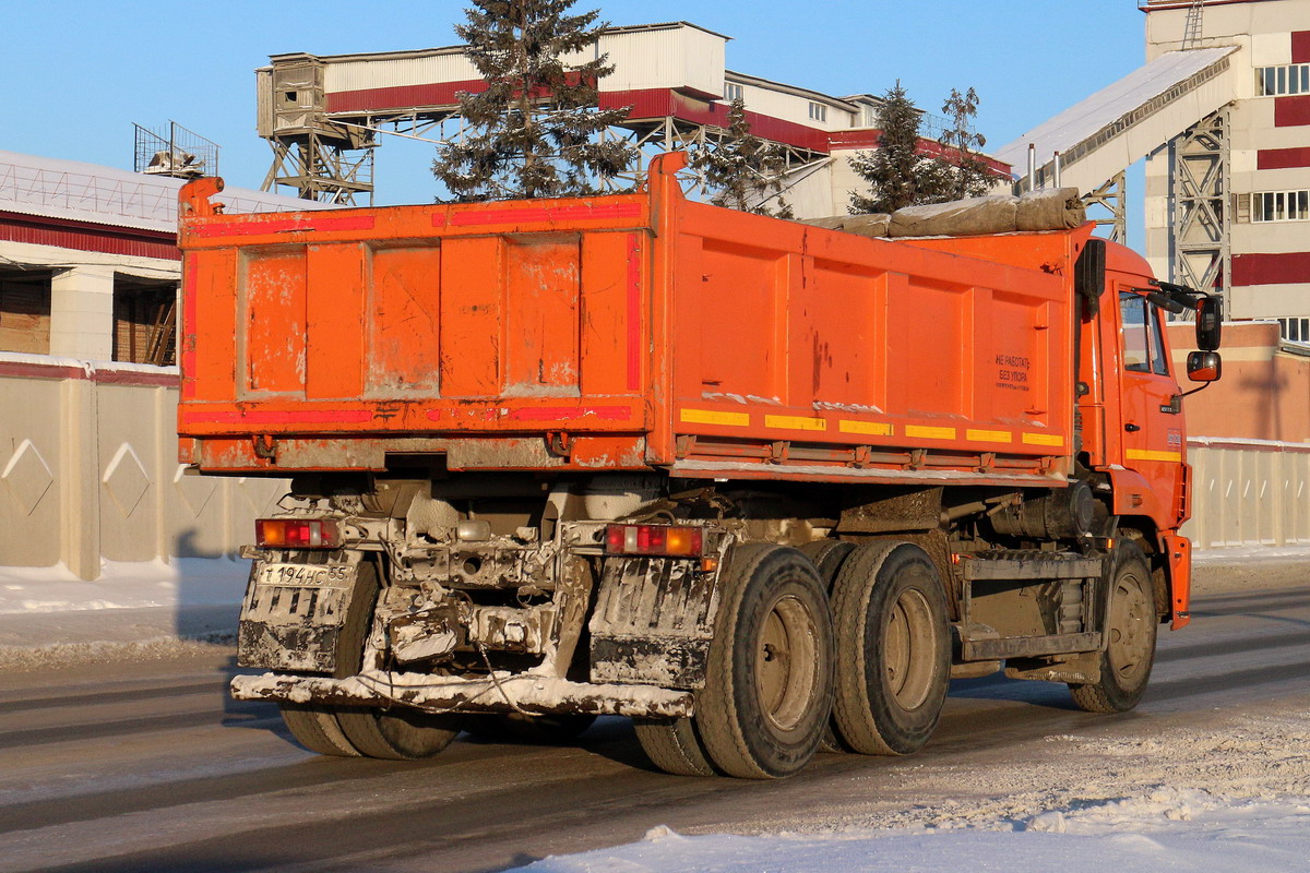 Омская область, № Т 194 НС 55 — КамАЗ-65115-L4