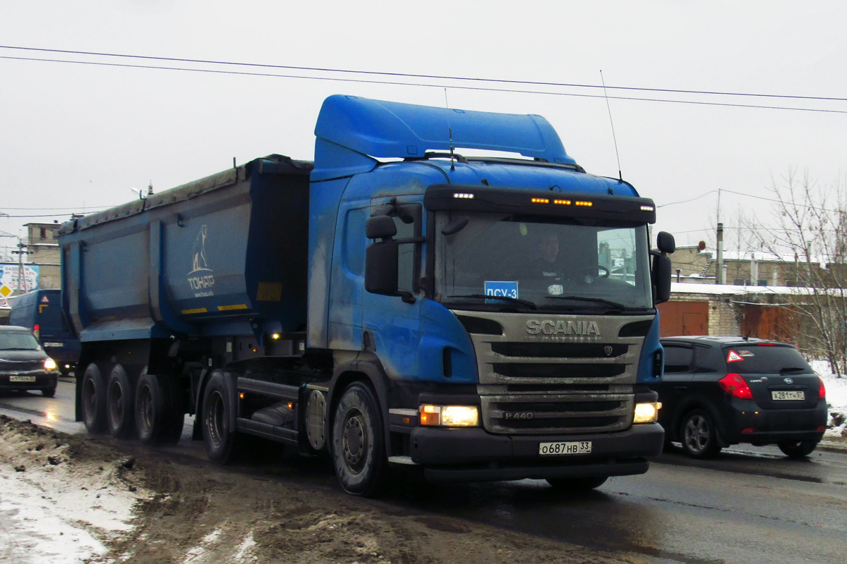 Ивановская область, № О 687 НВ 33 — Scania ('2011) P440