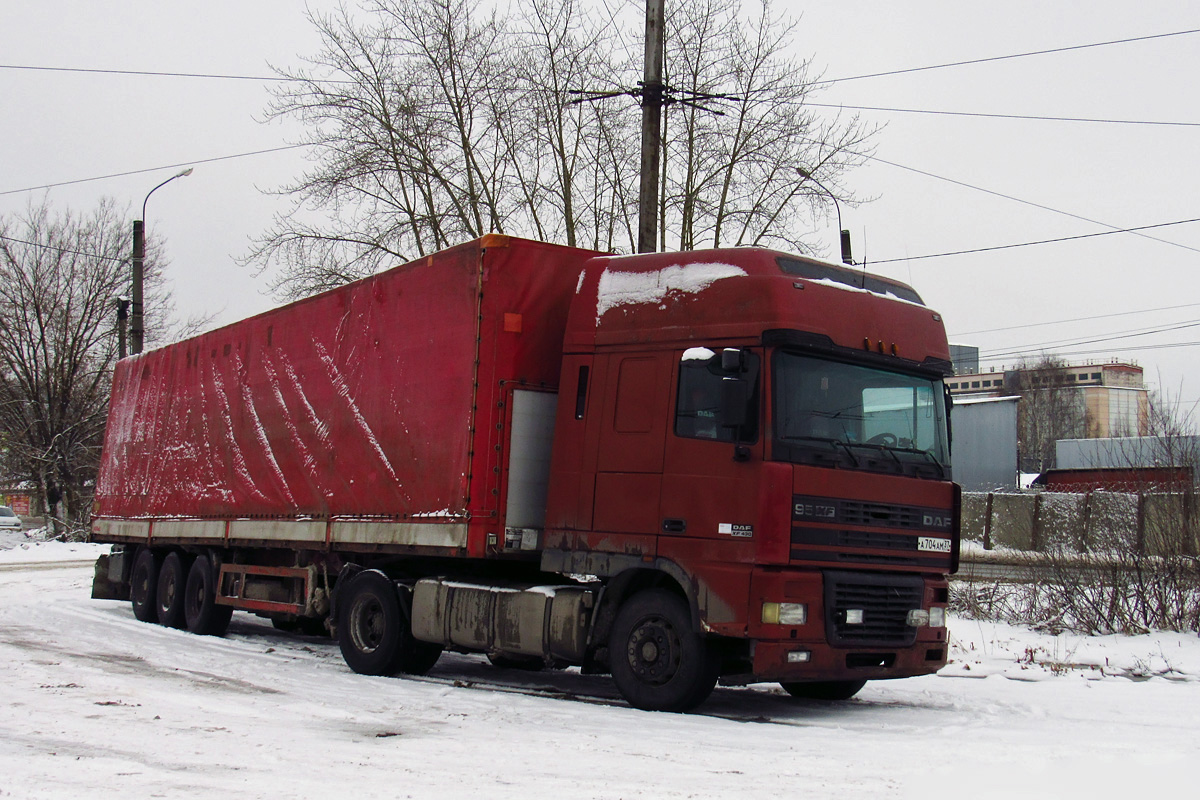 Ивановская область, № А 704 АМ 37 — DAF 95XF FT