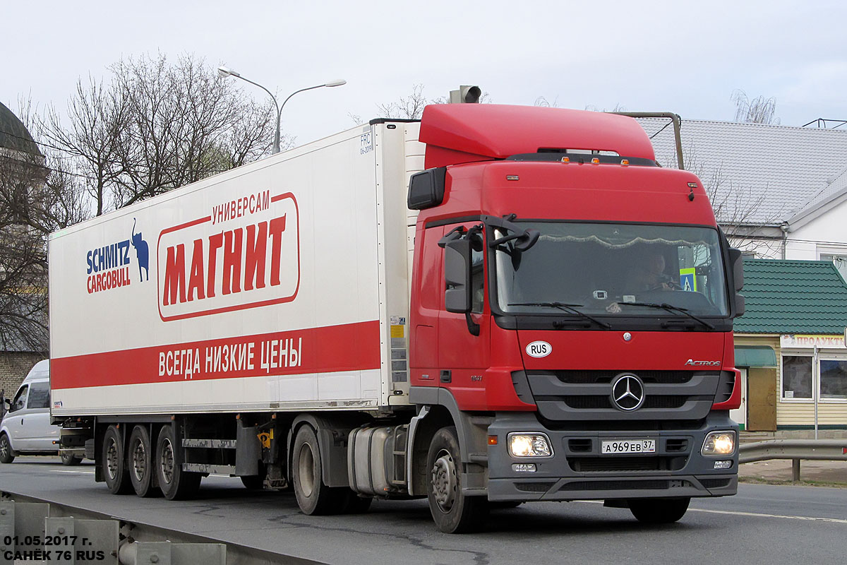 Новгородская область, № А 969 ЕВ 37 — Mercedes-Benz Actros ('2009) 1841