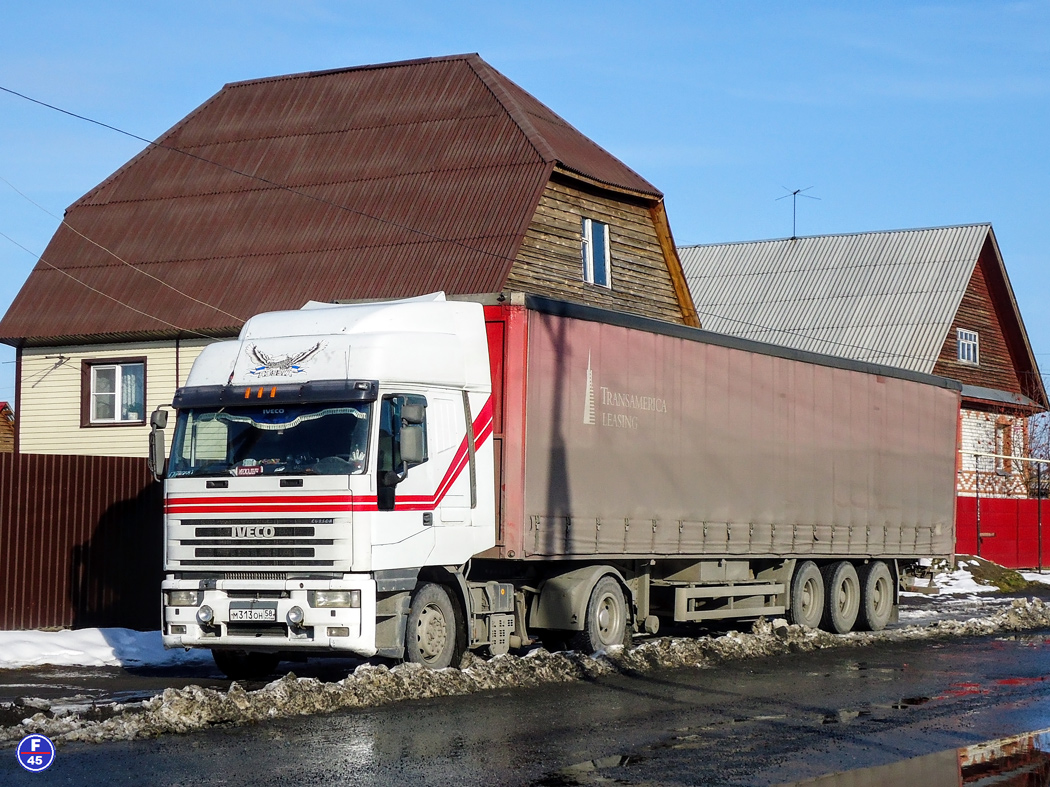 Пензенская область, № М 313 ОН 58 — IVECO EuroStar