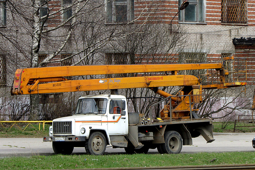 Вологодская область, № В 002 ВН 35 — ГАЗ-3309