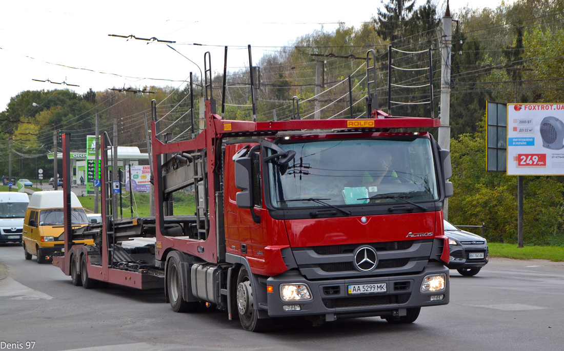 Киев, № АА 5299 МК — Mercedes-Benz Actros ('2009) 1841