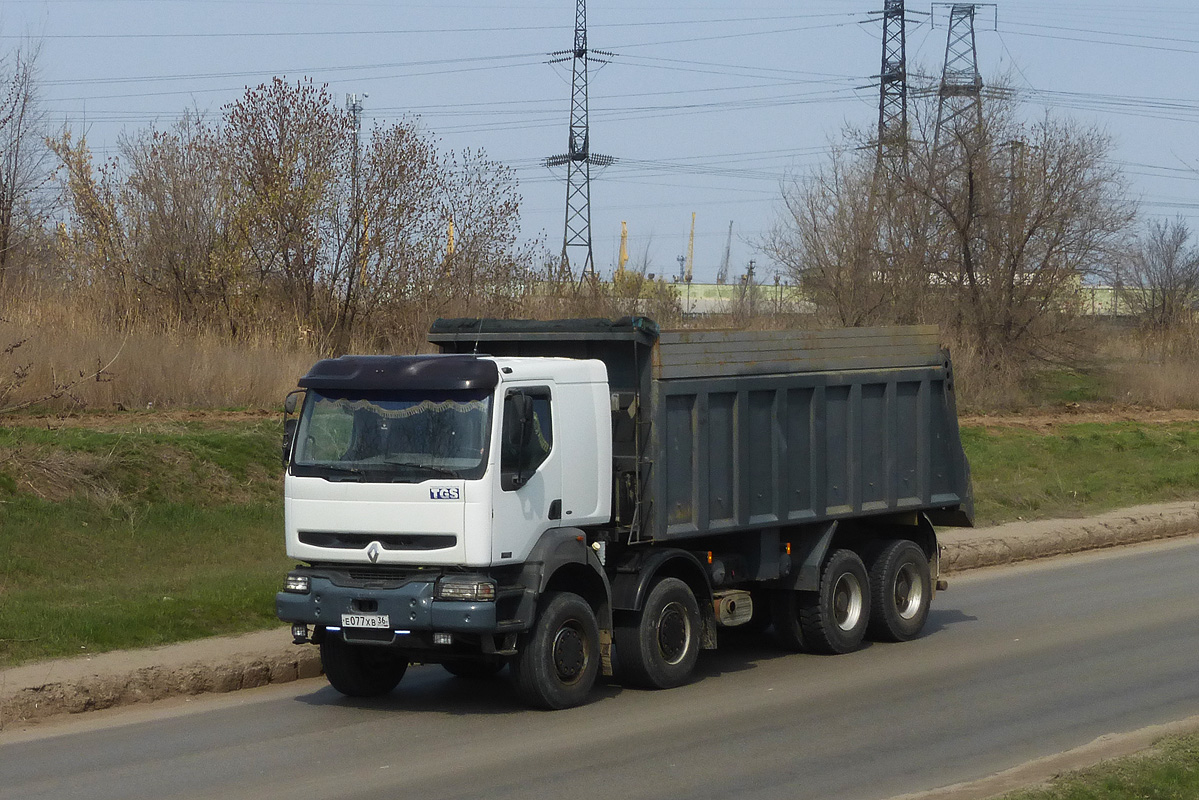 Воронежская область, № Е 077 ХВ 36 — Renault Kerax