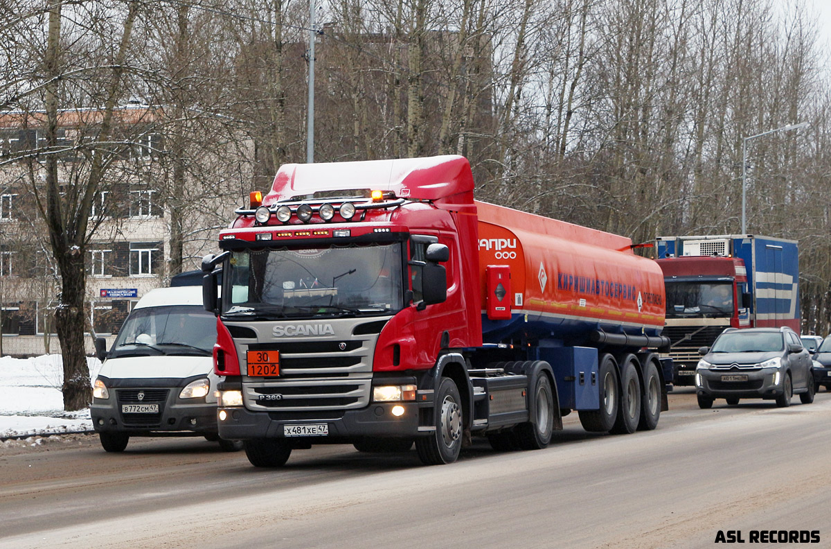 Ленинградская область, № Х 481 ХЕ 47 — Scania ('2011) P360