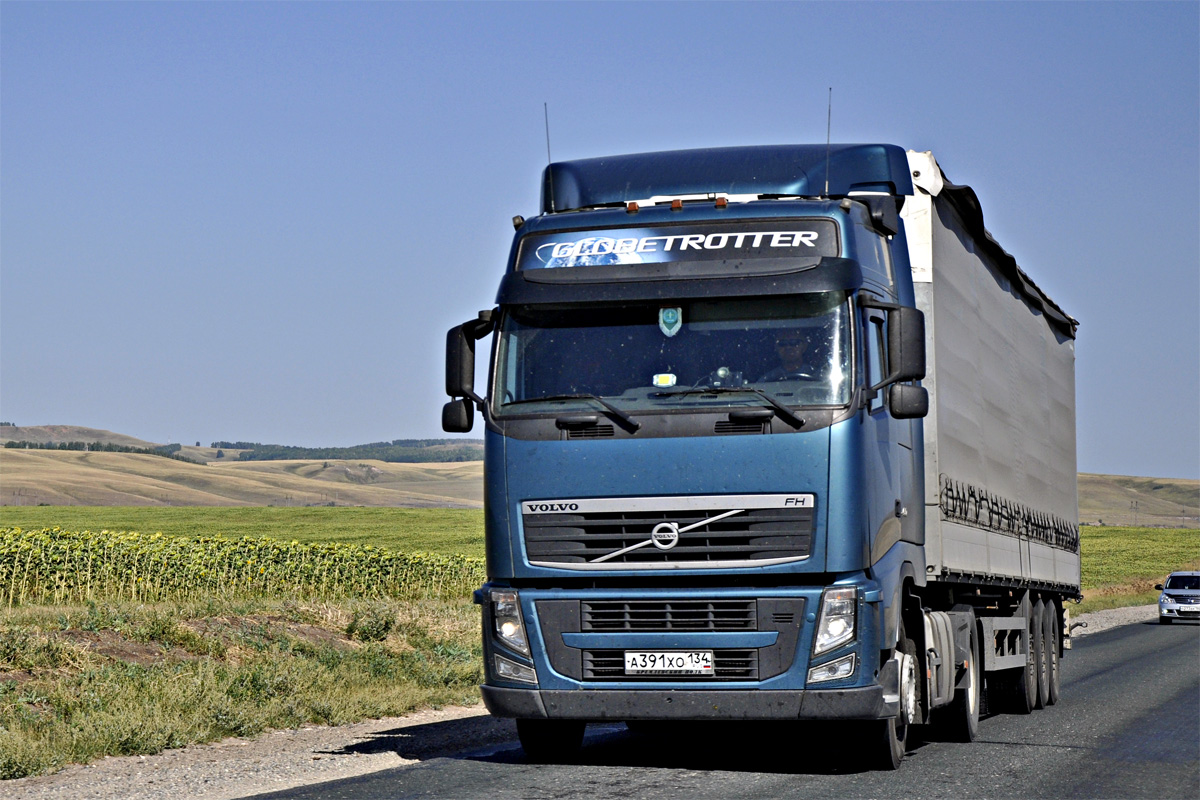 Волгоградская область, № А 391 ХО 134 — Volvo ('2008) FH.460; Volvo ('2008) FH.460 "Чемпион Эпохи" (Самарская область)