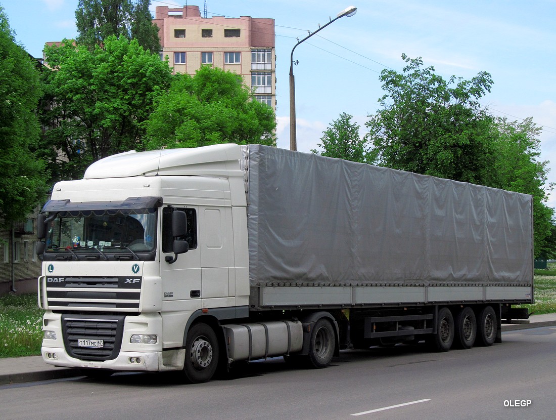 Смоленская область, № Т 117 МС 67 — DAF XF105 FT