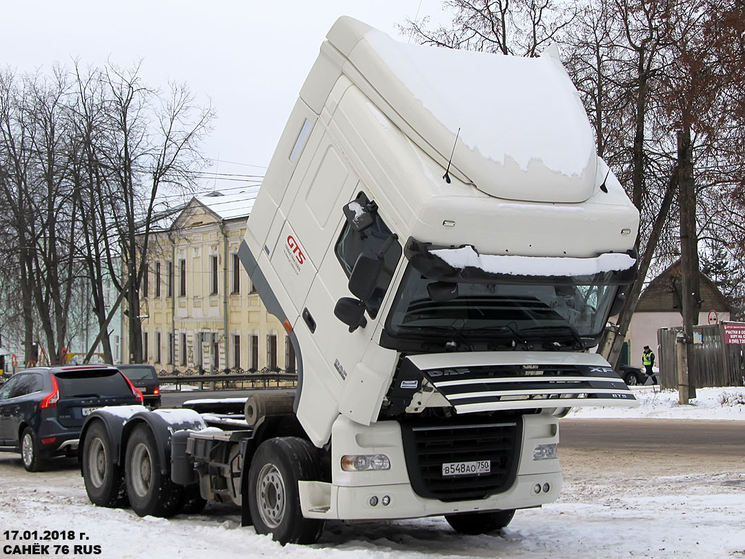 Московская область, № В 548 АО 750 — DAF XF105 FTT