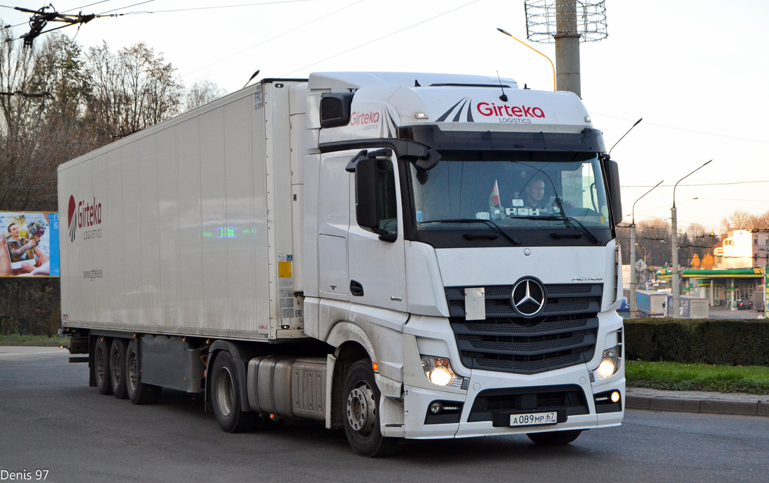 Смоленская область, № А 089 МР 67 — Mercedes-Benz Actros ('2011) 1845