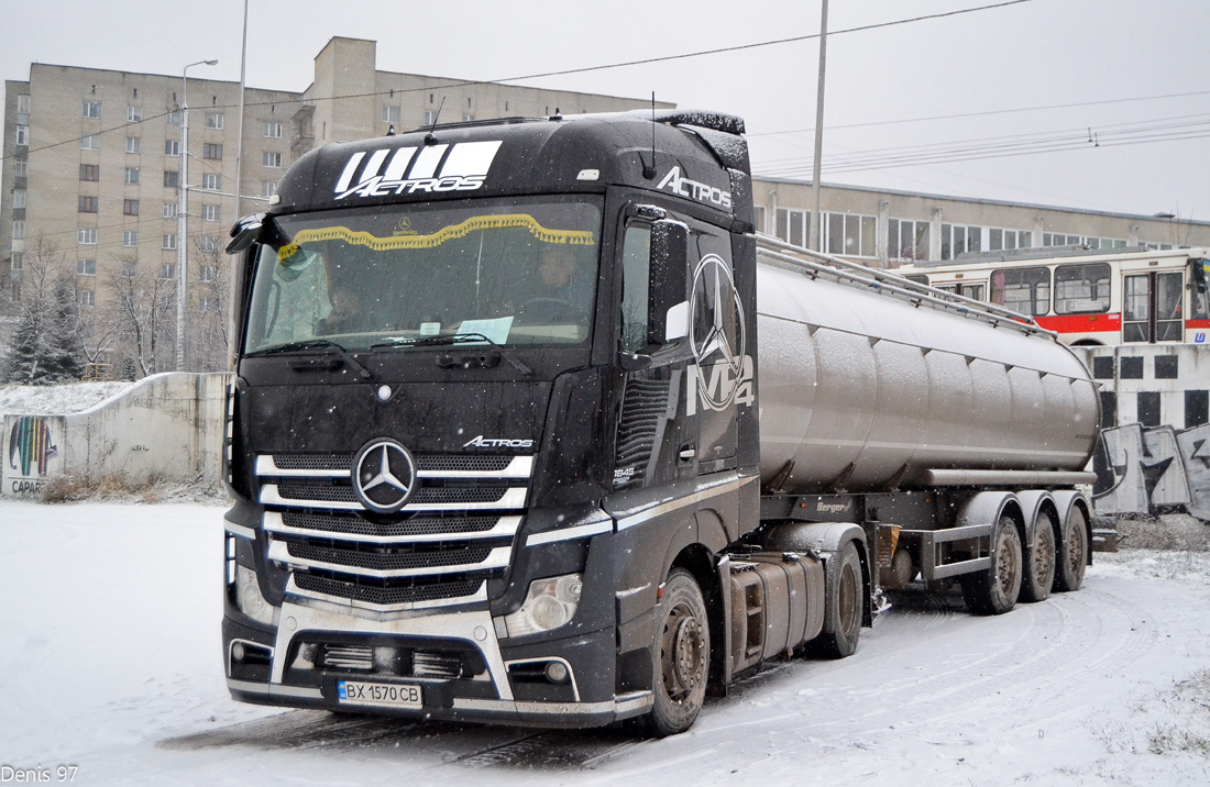 Хмельницкая область, № ВХ 1570 СВ — Mercedes-Benz Actros ('2011) 1845