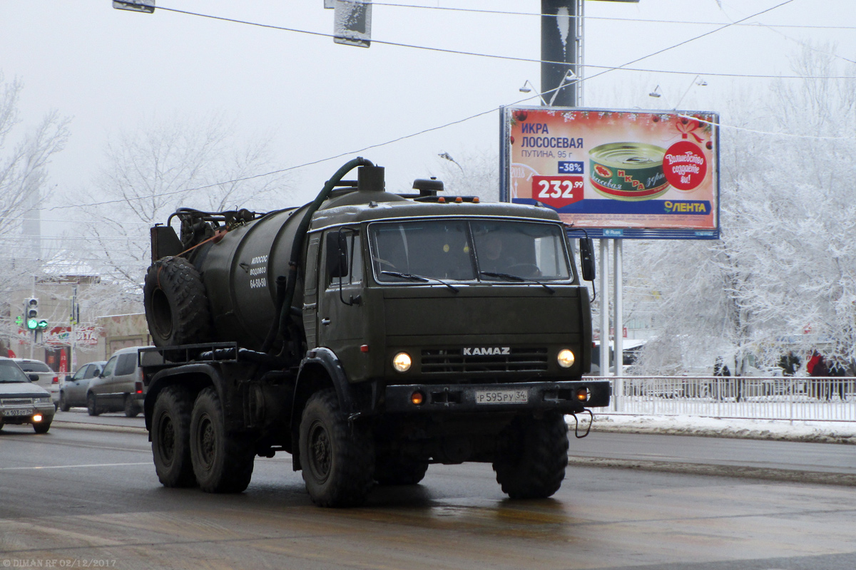 Волгоградская область, № Р 595 РУ 34 — КамАЗ-43101