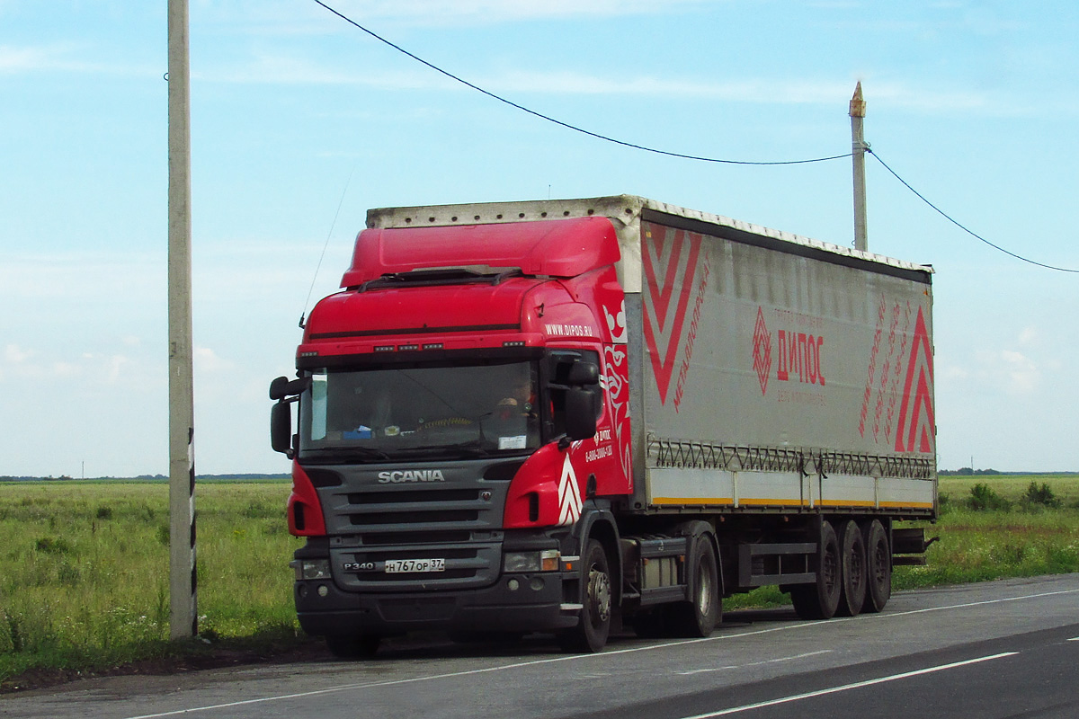 Ивановская область, № Н 767 ОР 37 — Scania ('2004) P340