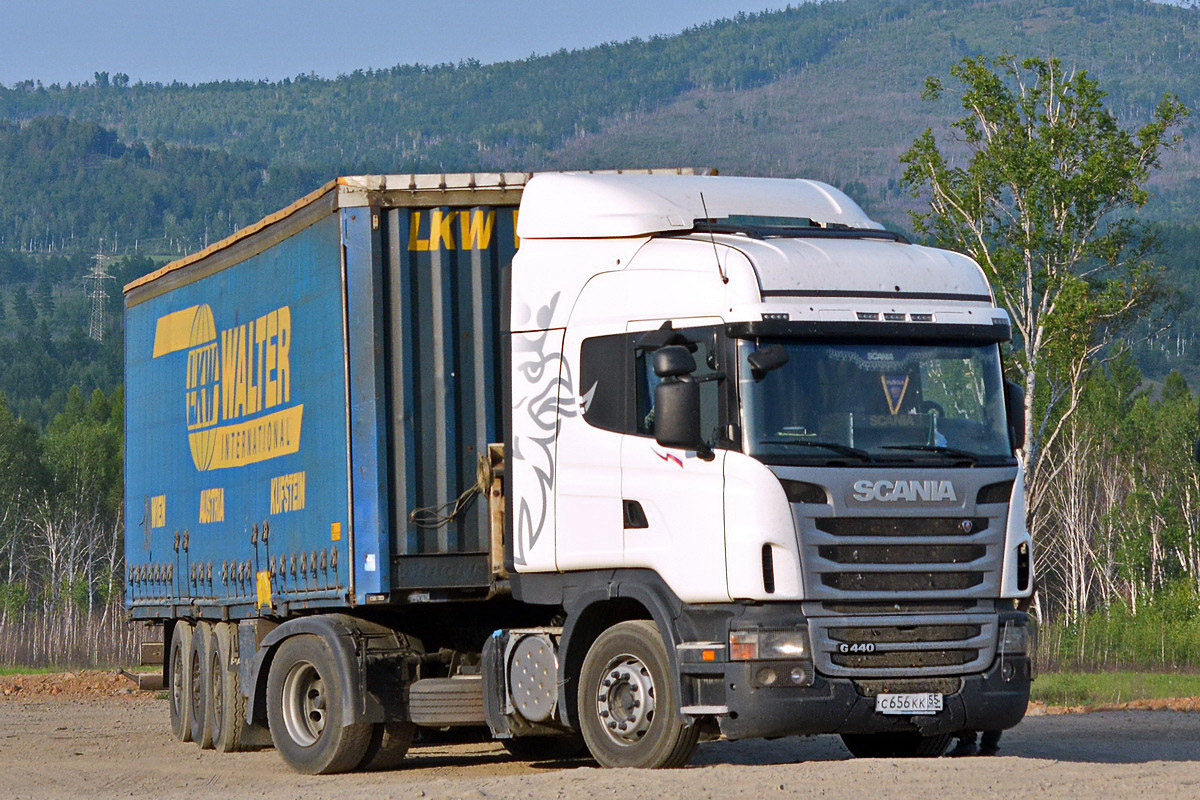 Омская область, № С 656 КК 55 — Scania ('2009) G440